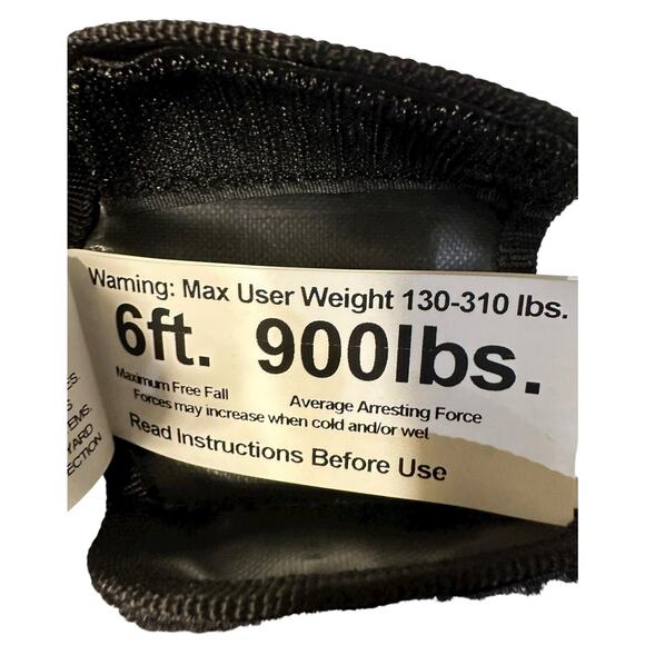 Falltech Shock Absorbing Lanyard 8259 6ft Max 310 Lbs Blue NEW - Picture 4 of 8